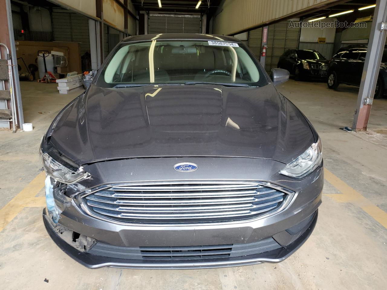 2018 Ford Fusion Se Hybrid Gray vin: 3FA6P0LU6JR220108