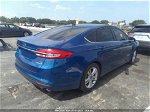 2018 Ford Fusion Hybrid Se Синий vin: 3FA6P0LU6JR238303