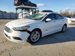 2018 Ford Fusion Se Hybrid White vin: 3FA6P0LU6JR287145