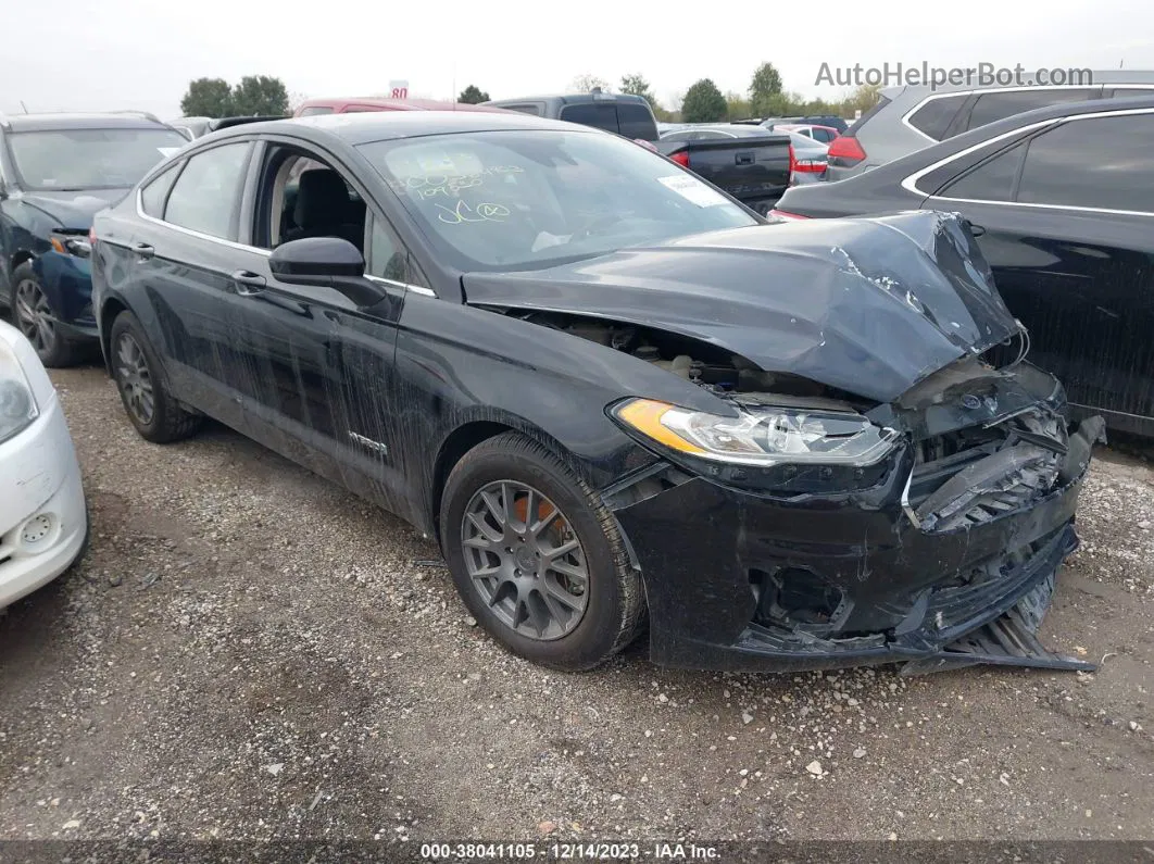 2019 Ford Fusion Hybrid Se Черный vin: 3FA6P0LU6KR109530