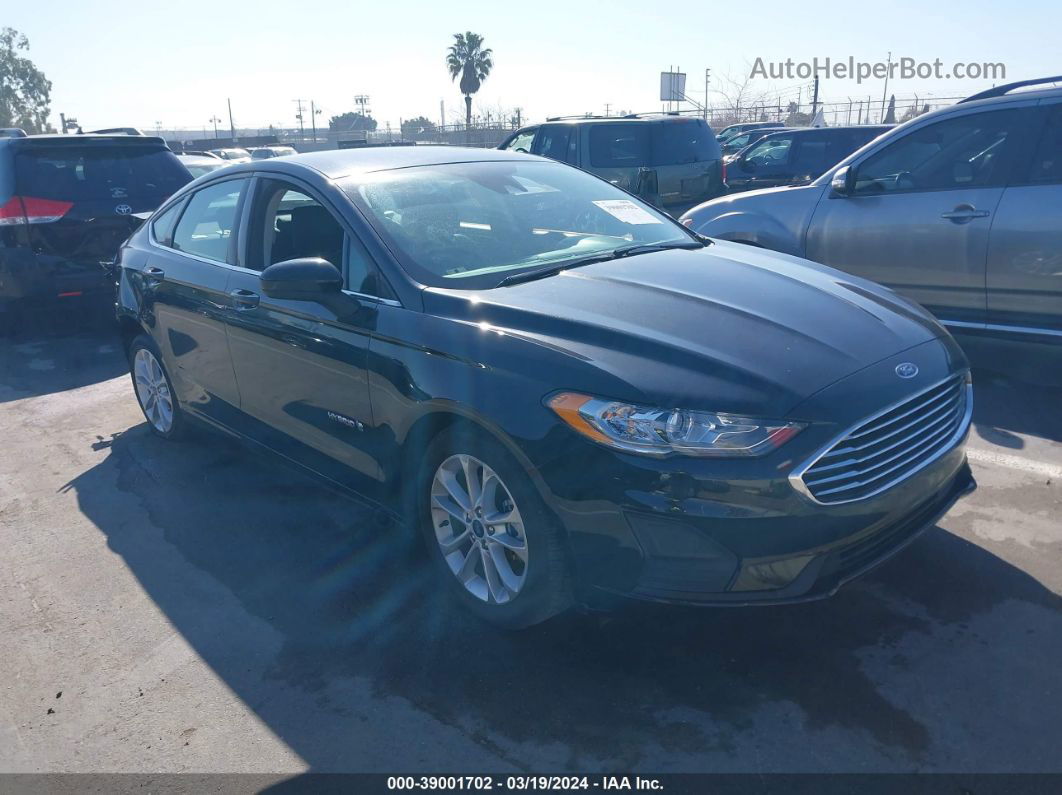 2019 Ford Fusion Hybrid Se Черный vin: 3FA6P0LU6KR121175