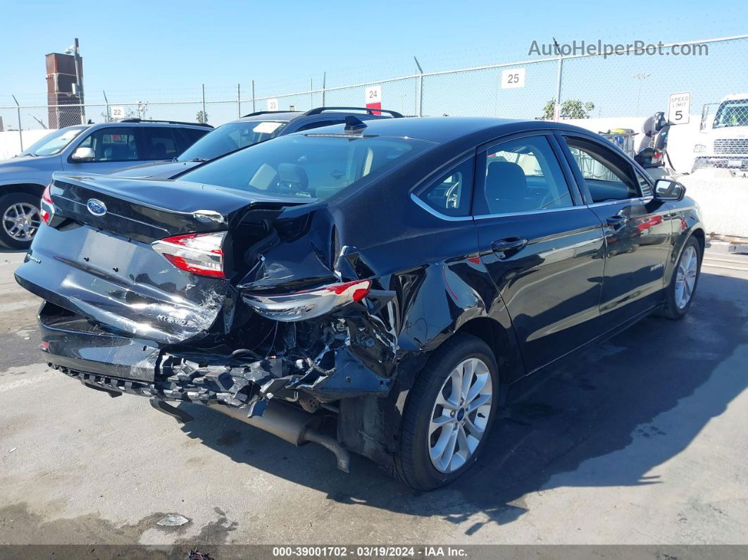 2019 Ford Fusion Hybrid Se Черный vin: 3FA6P0LU6KR121175