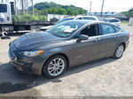 2019 Ford Fusion Hybrid Se Gray vin: 3FA6P0LU6KR165242