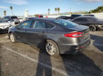 2019 Ford Fusion Se Gray vin: 3FA6P0LU6KR180114