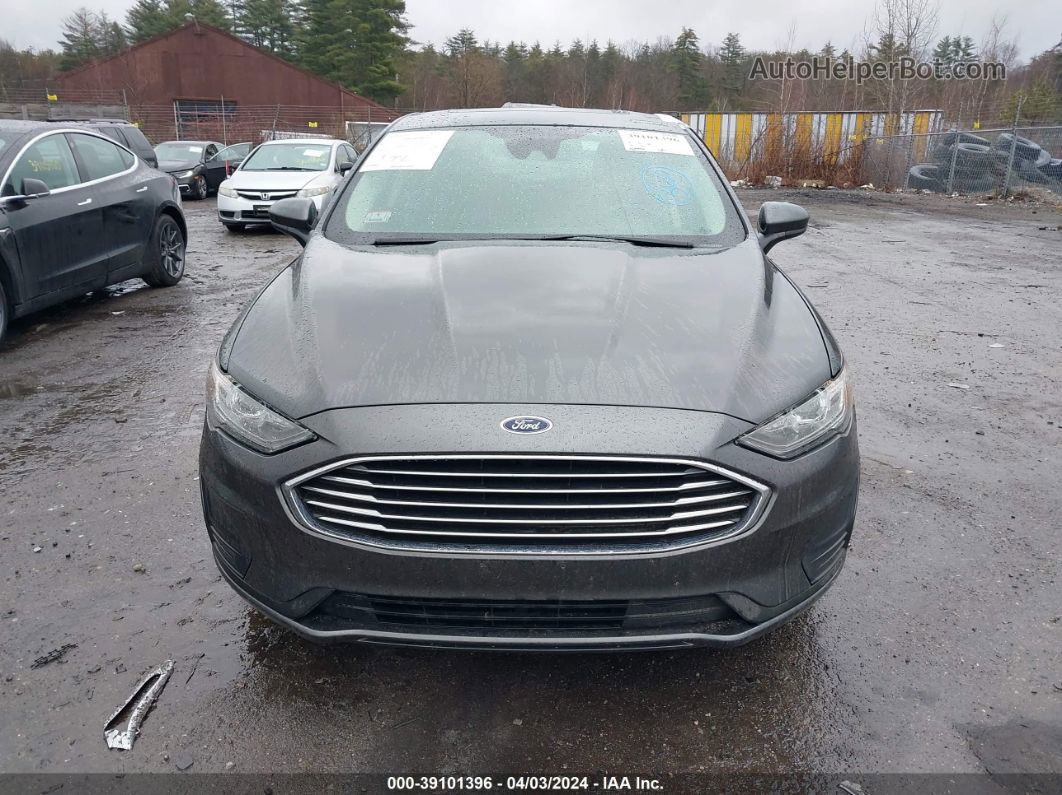 2019 Ford Fusion Hybrid Se Gray vin: 3FA6P0LU6KR183093