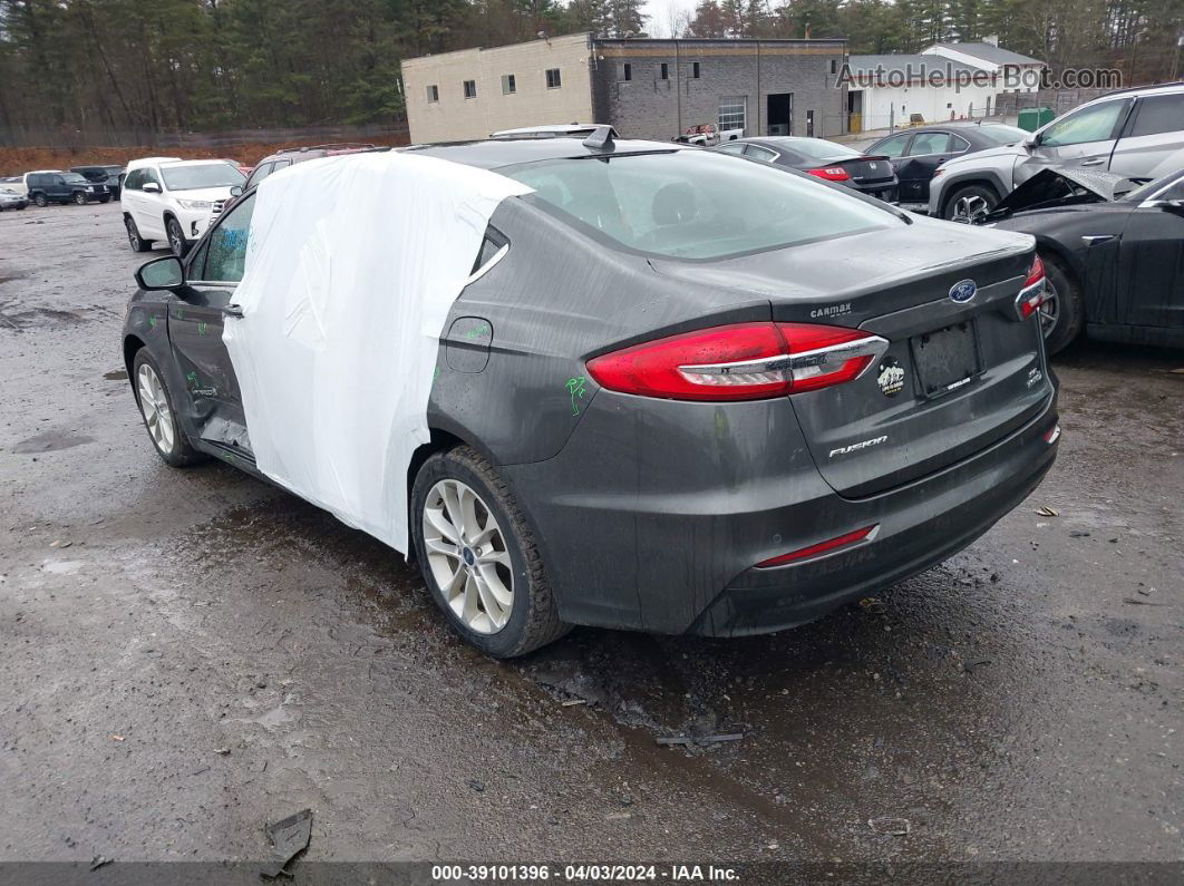 2019 Ford Fusion Hybrid Se Gray vin: 3FA6P0LU6KR183093