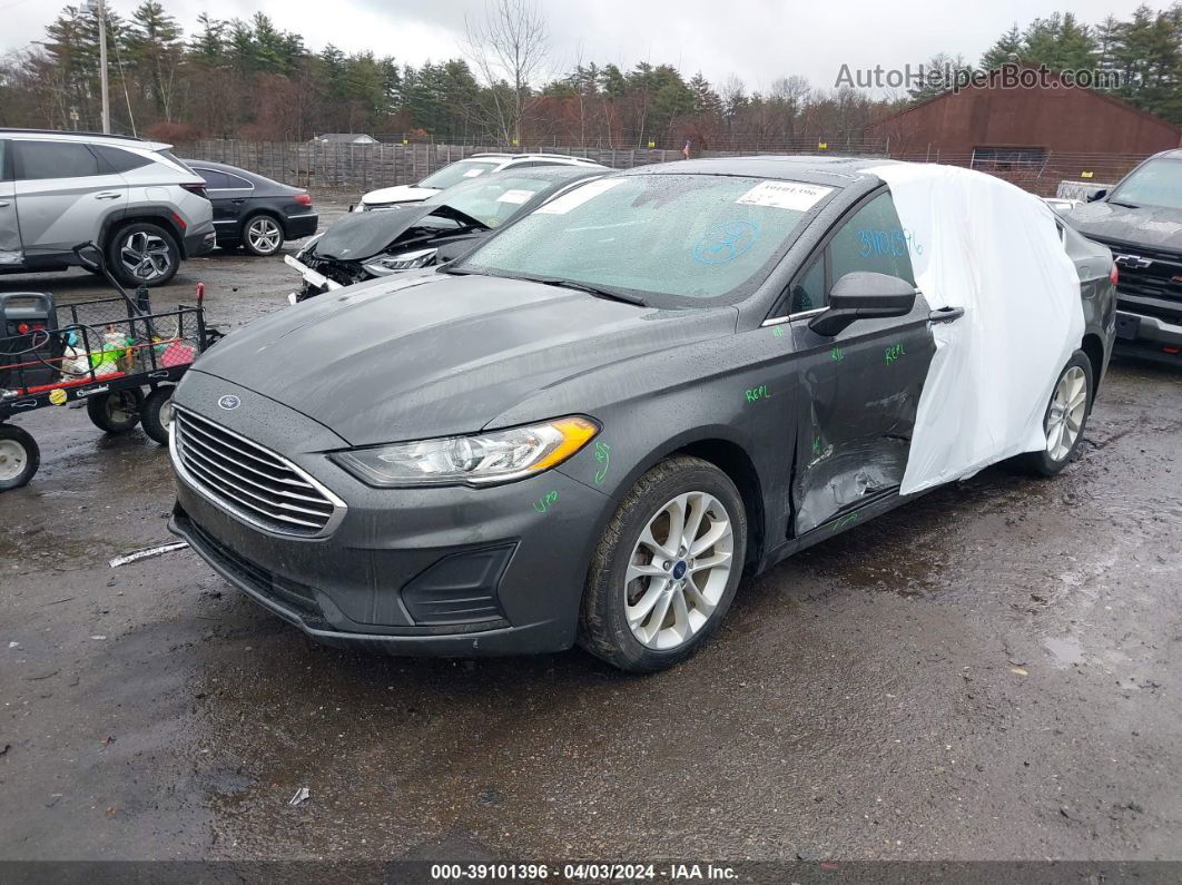 2019 Ford Fusion Hybrid Se Gray vin: 3FA6P0LU6KR183093