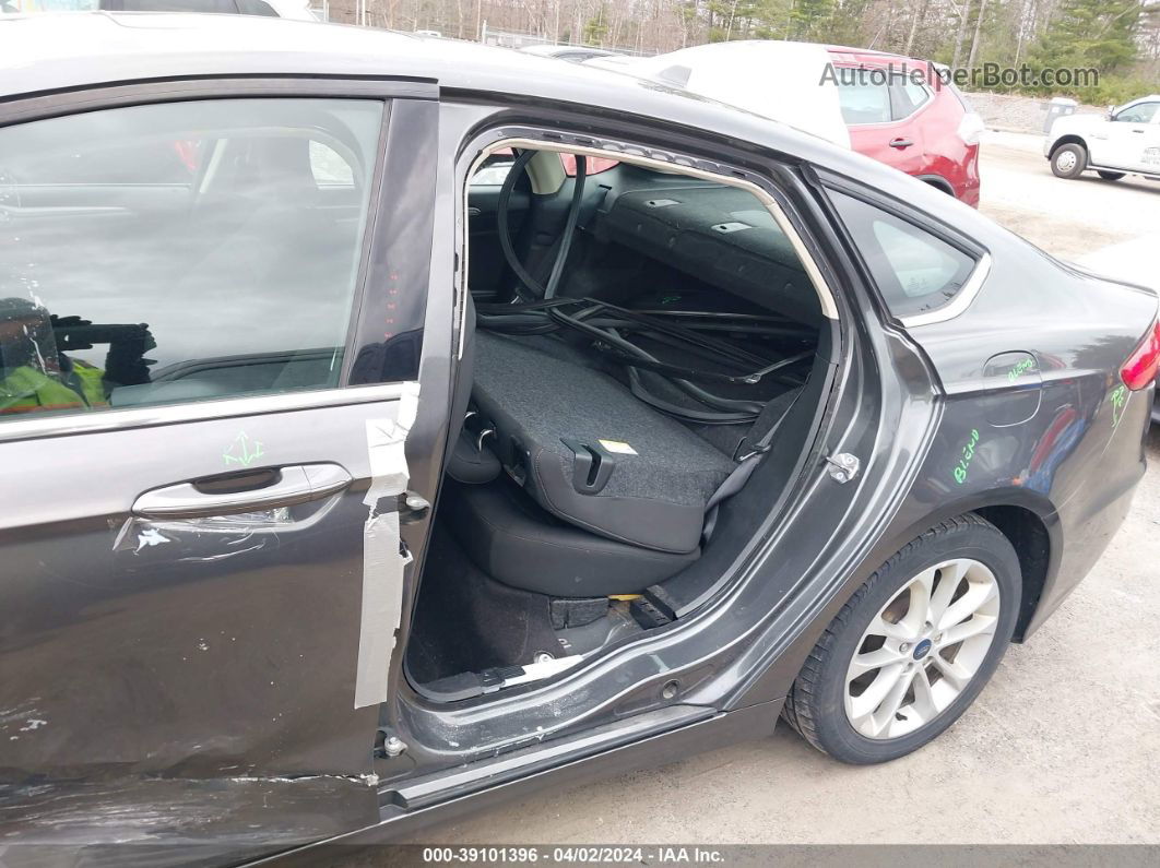 2019 Ford Fusion Hybrid Se Gray vin: 3FA6P0LU6KR183093