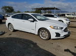 2019 Ford Fusion Se White vin: 3FA6P0LU6KR188522