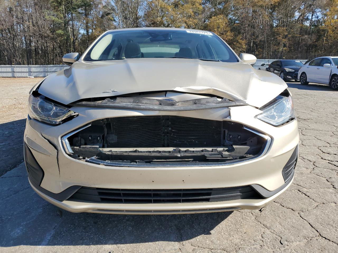 2019 Ford Fusion Se Gold vin: 3FA6P0LU6KR241526