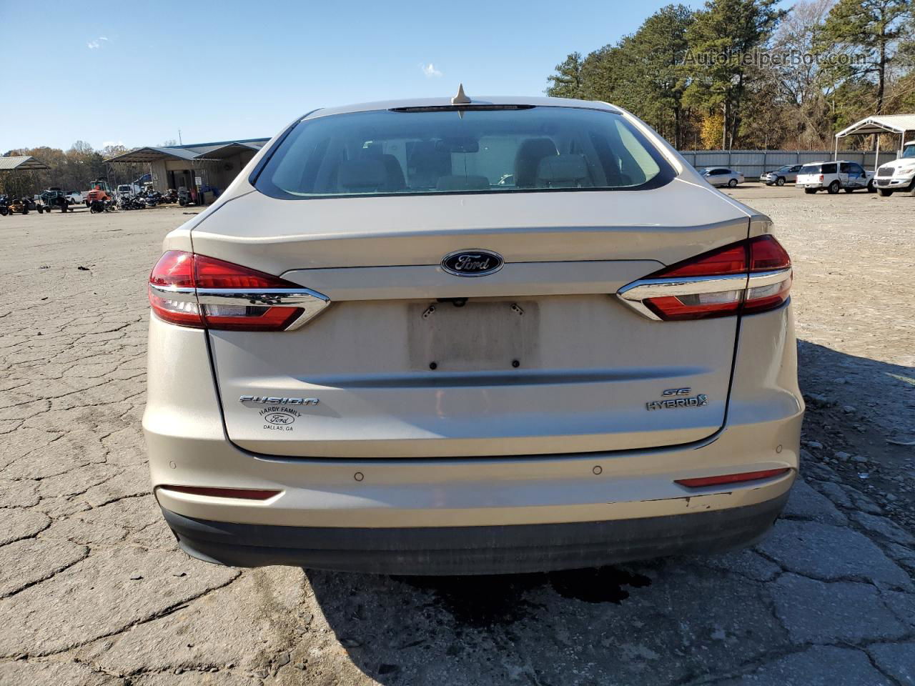 2019 Ford Fusion Se Gold vin: 3FA6P0LU6KR241526