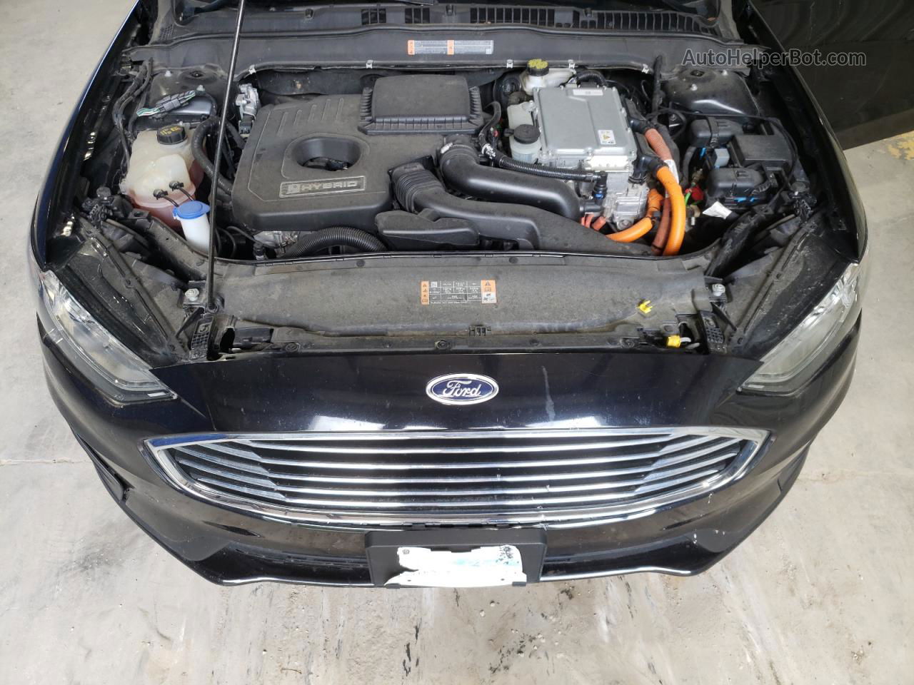 2019 Ford Fusion Se Черный vin: 3FA6P0LU6KR243244