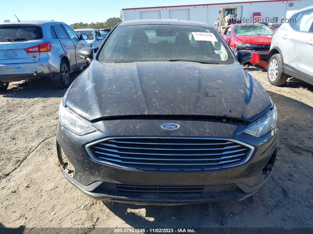 2019 Ford Fusion Hybrid Se Black vin: 3FA6P0LU6KR255183