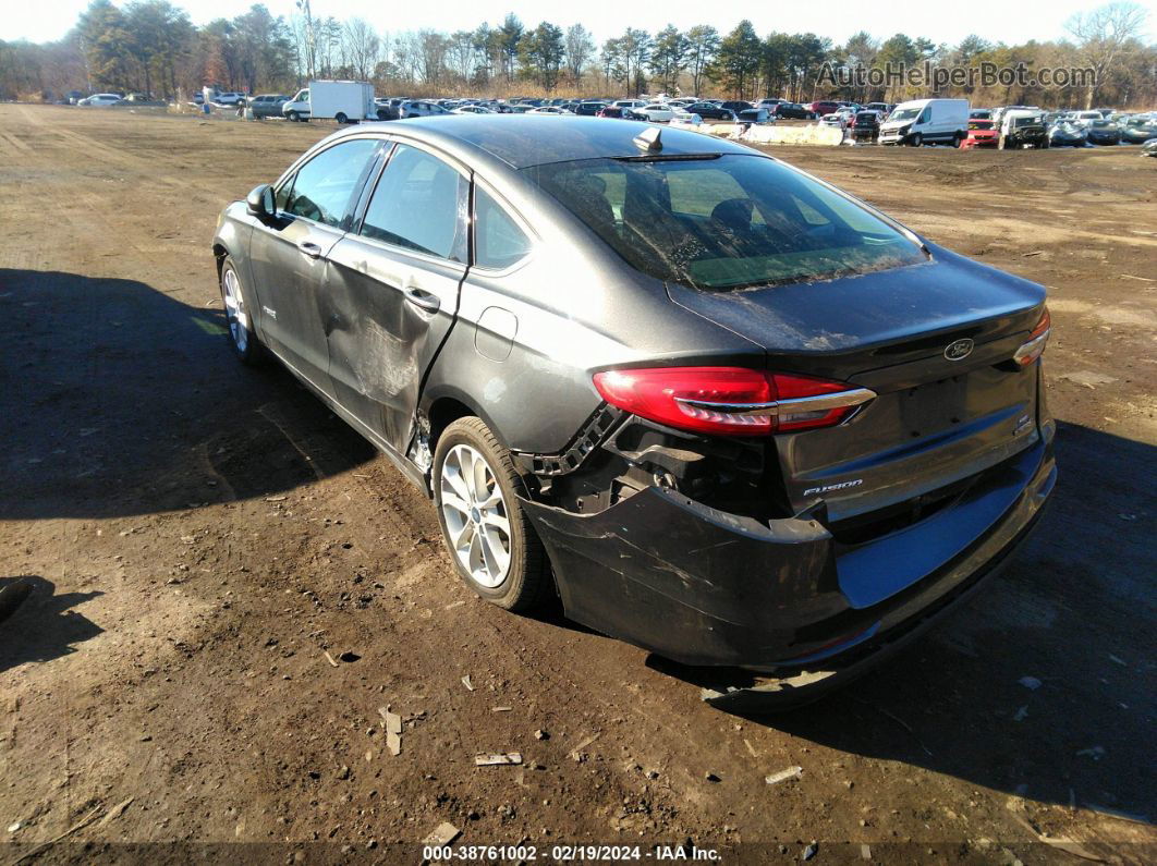 2019 Ford Fusion Hybrid Se Серый vin: 3FA6P0LU6KR285316