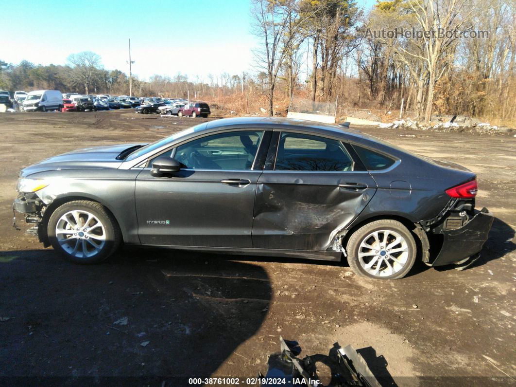 2019 Ford Fusion Hybrid Se Серый vin: 3FA6P0LU6KR285316