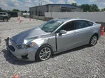 2020 Ford Fusion Se Silver vin: 3FA6P0LU6LR198047