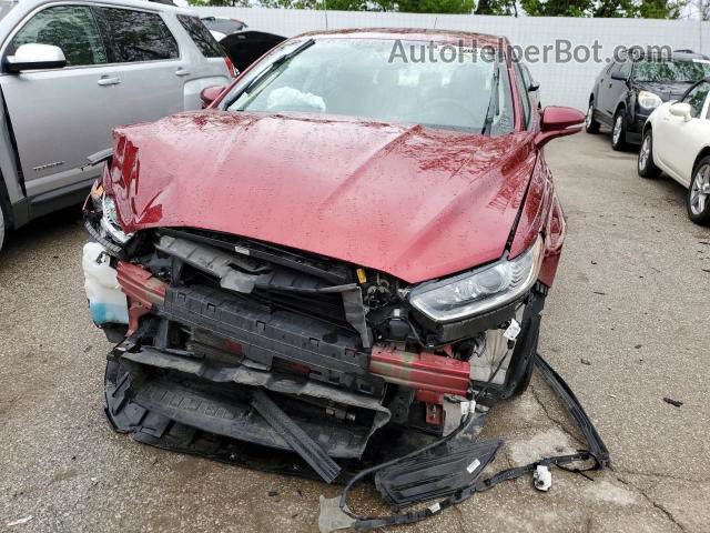 2015 Ford Fusion Se Hybrid Red vin: 3FA6P0LU7FR118498