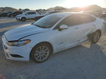 2017 Ford Fusion Se Hybrid White vin: 3FA6P0LU7HR252916