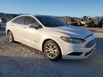 2017 Ford Fusion Se Hybrid White vin: 3FA6P0LU7HR252916