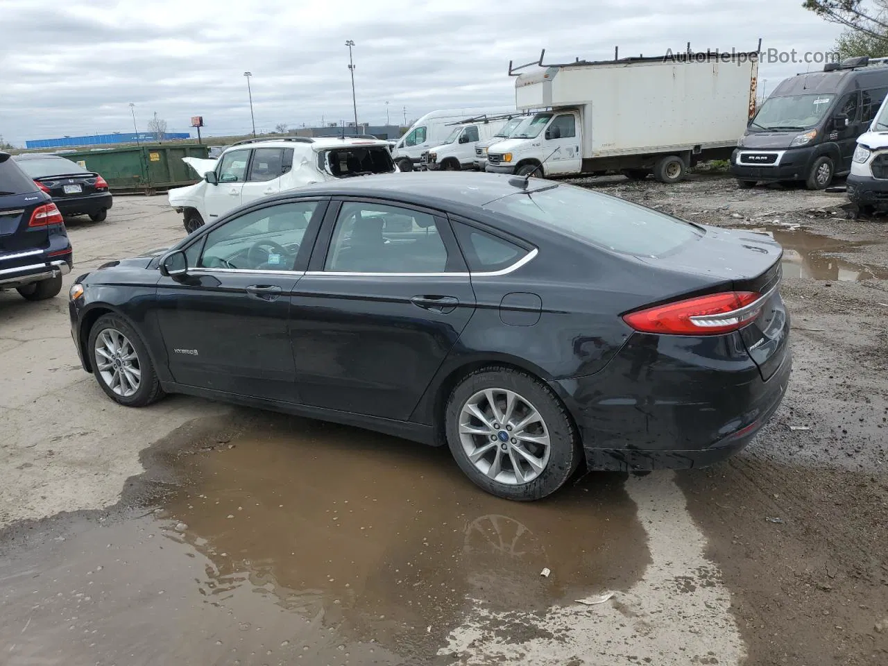 2017 Ford Fusion Se Hybrid Черный vin: 3FA6P0LU7HR315917