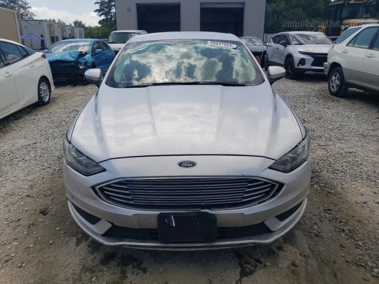 2017 Ford Fusion Se Hybrid Серебряный vin: 3FA6P0LU7HR324116