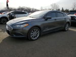 2017 Ford Fusion Se Hybrid Gray vin: 3FA6P0LU7HR357231