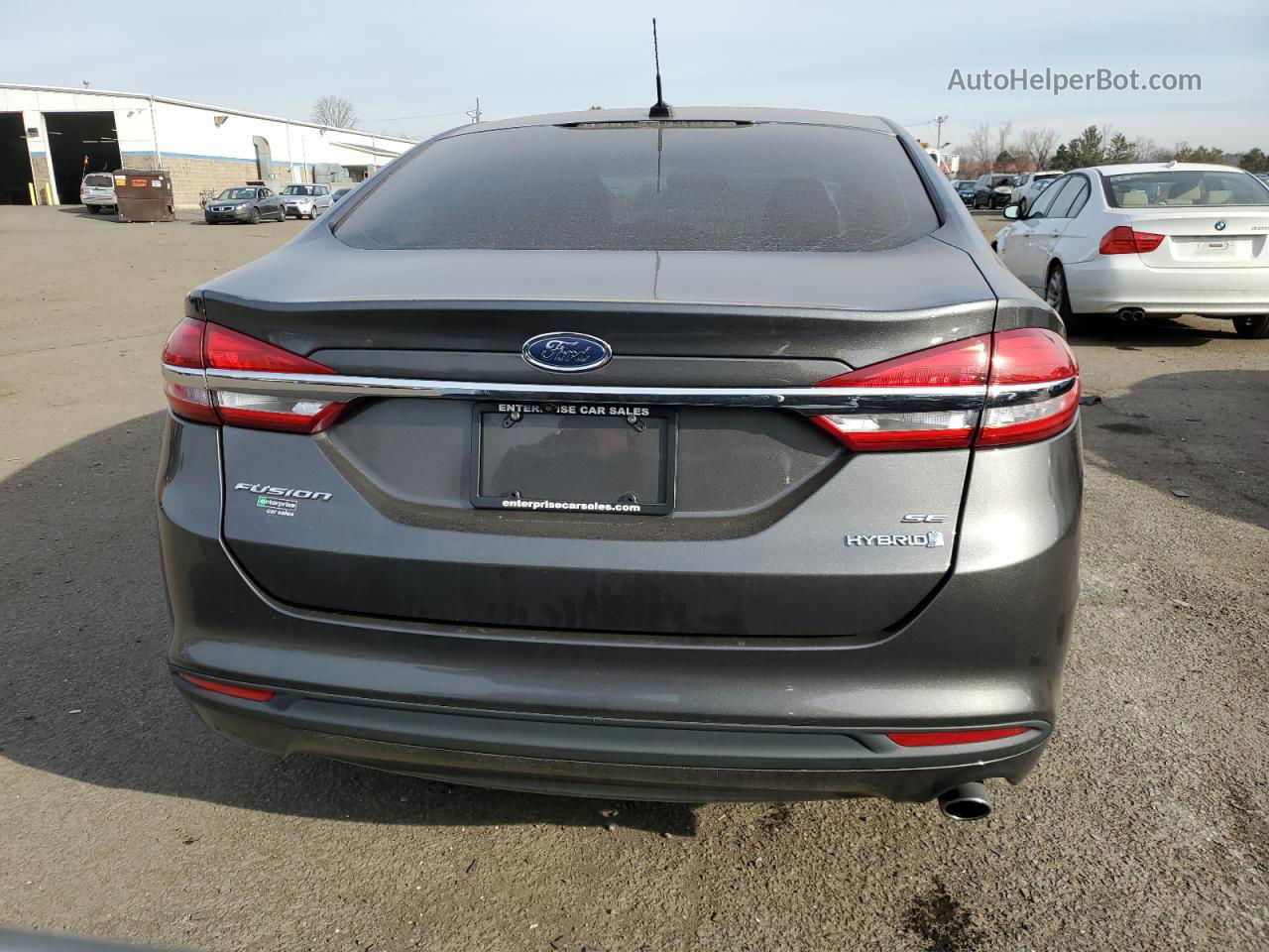 2017 Ford Fusion Se Hybrid Gray vin: 3FA6P0LU7HR357231