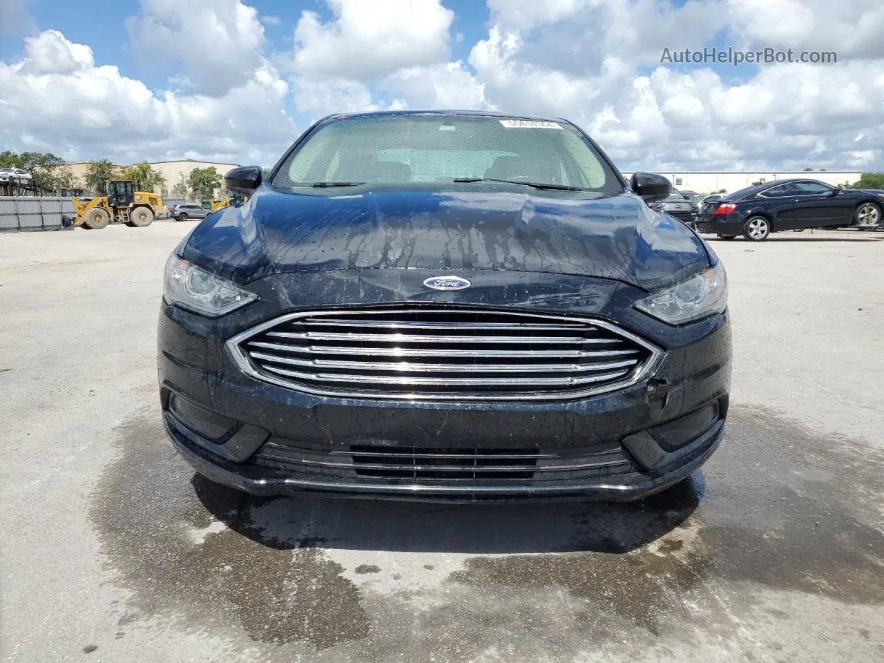 2017 Ford Fusion Se Hybrid Black vin: 3FA6P0LU7HR385322