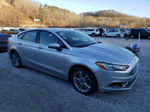 2018 Ford Fusion Se Hybrid Silver vin: 3FA6P0LU7JR138128