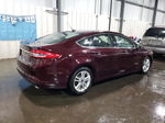 2018 Ford Fusion Se Hybrid Burgundy vin: 3FA6P0LU7JR154359