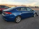 2018 Ford Fusion Se Hybrid Синий vin: 3FA6P0LU7JR169380