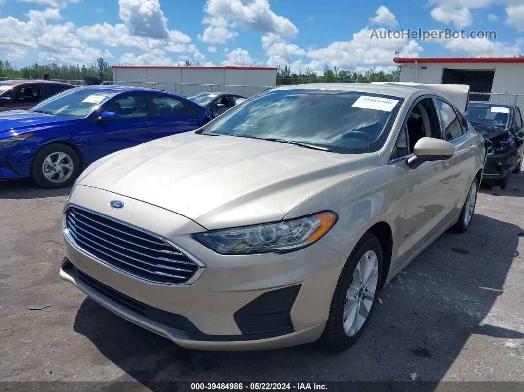 2019 Ford Fusion Hybrid Se Gold vin: 3FA6P0LU7KR127857