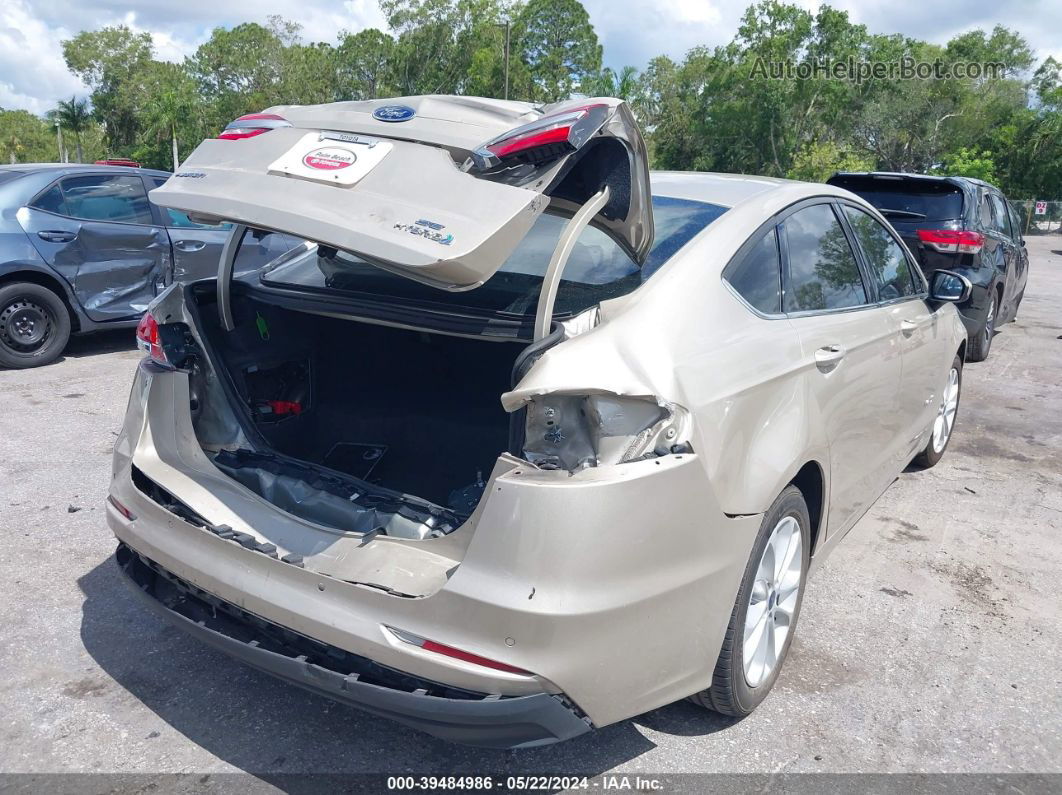 2019 Ford Fusion Hybrid Se Gold vin: 3FA6P0LU7KR127857