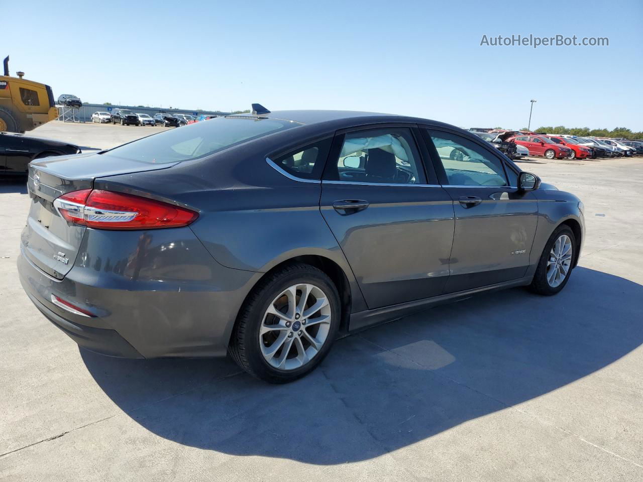 2019 Ford Fusion Se Charcoal vin: 3FA6P0LU7KR166755