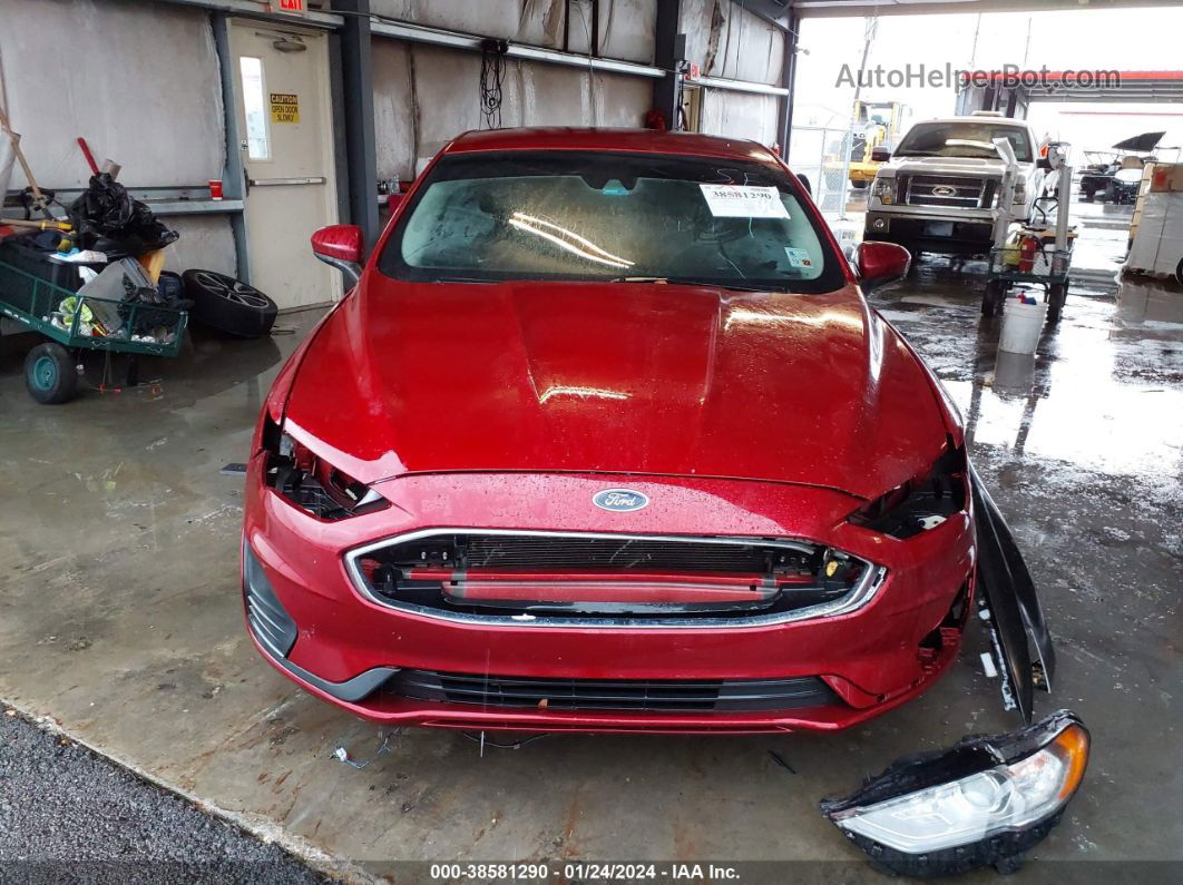 2019 Ford Fusion Hybrid Se Красный vin: 3FA6P0LU7KR204503