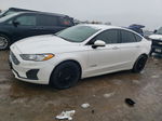 2019 Ford Fusion Se White vin: 3FA6P0LU7KR207255