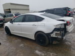 2019 Ford Fusion Se White vin: 3FA6P0LU7KR207255