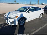 2019 Ford Fusion Hybrid Se White vin: 3FA6P0LU7KR208180