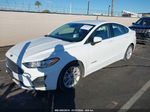 2019 Ford Fusion Hybrid Se White vin: 3FA6P0LU7KR208180