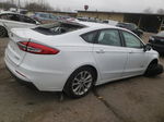 2019 Ford Fusion Se White vin: 3FA6P0LU7KR208664