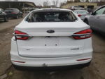 2019 Ford Fusion Se White vin: 3FA6P0LU7KR208664