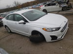 2019 Ford Fusion Se White vin: 3FA6P0LU7KR208664