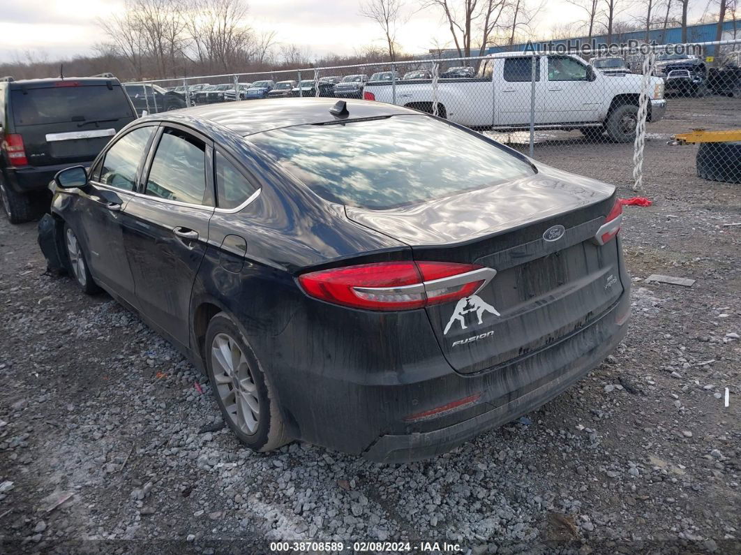 2019 Ford Fusion Hybrid Se Black vin: 3FA6P0LU7KR210558