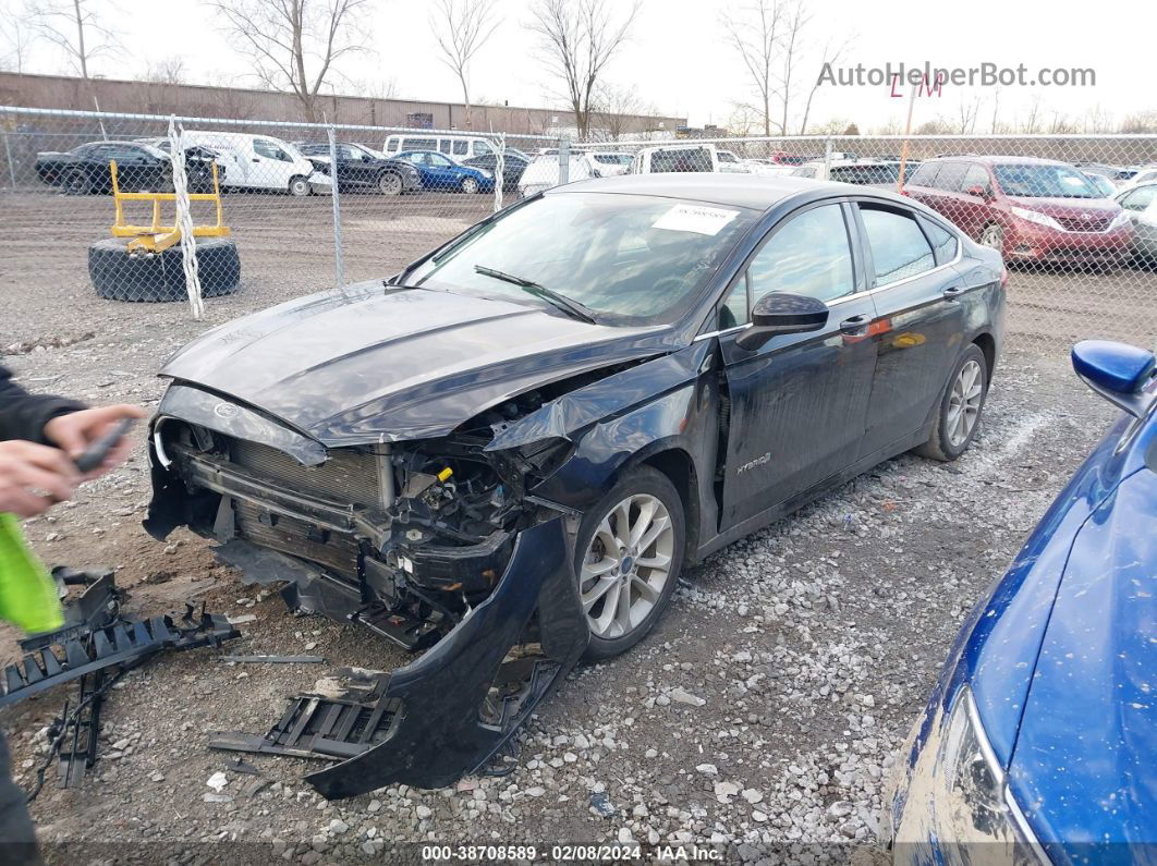 2019 Ford Fusion Hybrid Se Черный vin: 3FA6P0LU7KR210558