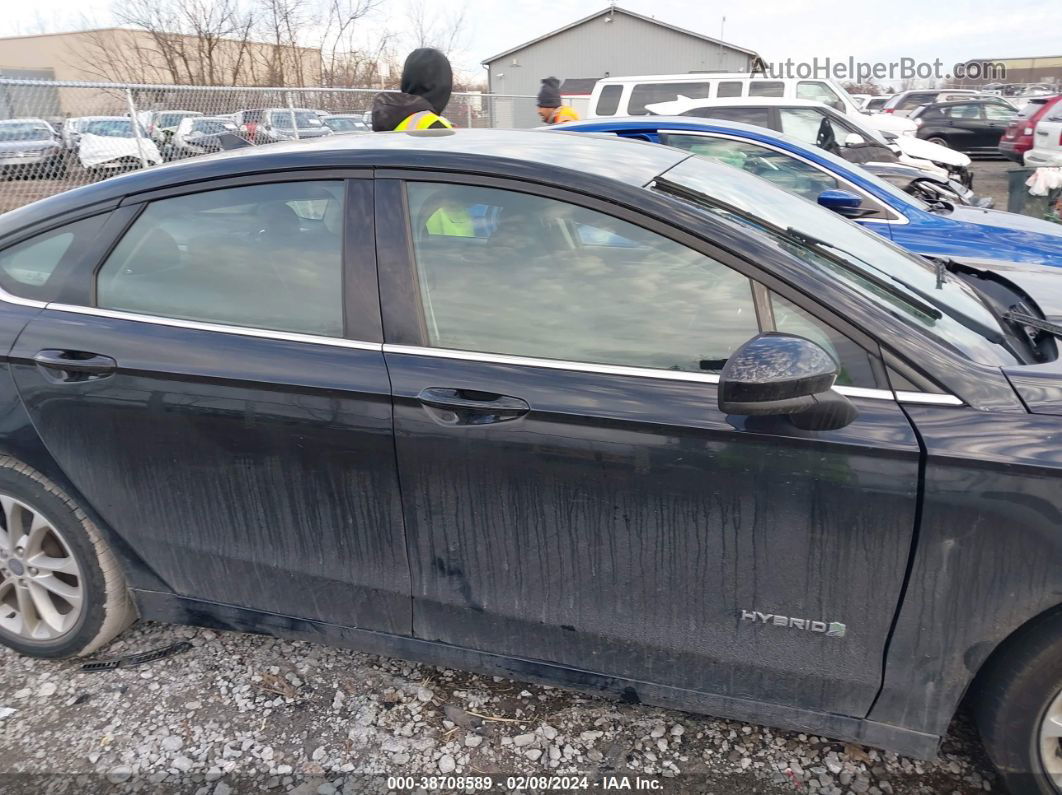 2019 Ford Fusion Hybrid Se Black vin: 3FA6P0LU7KR210558