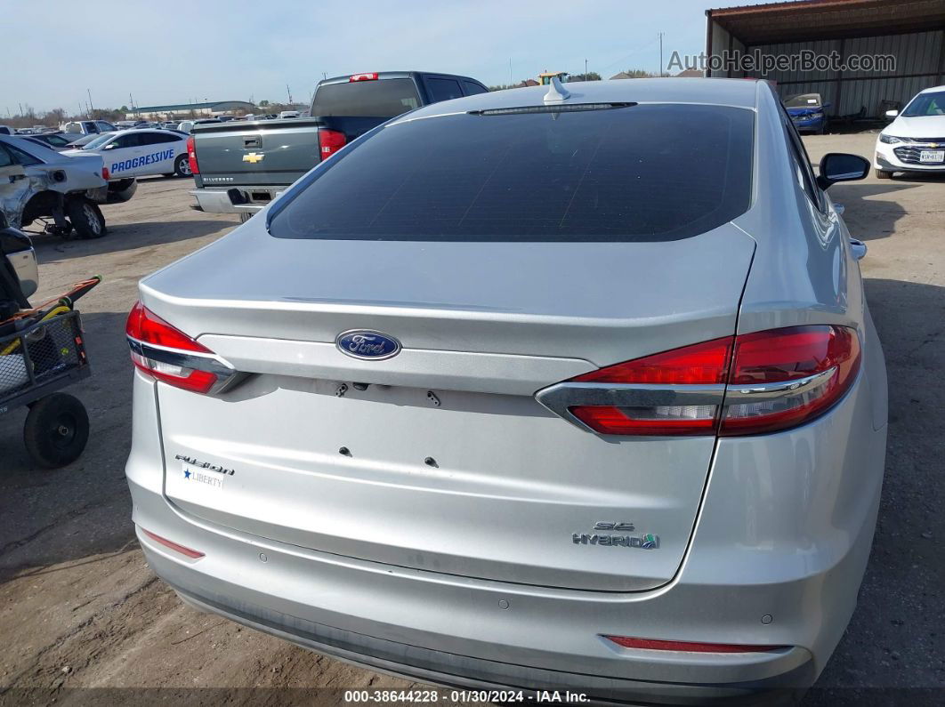 2019 Ford Fusion Hybrid Se Silver vin: 3FA6P0LU7KR234469