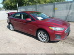 2019 Ford Fusion Hybrid Se Red vin: 3FA6P0LU7KR241213