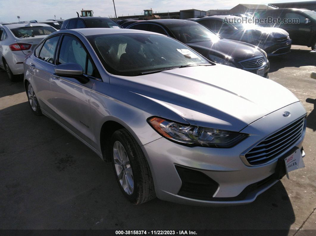 2019 Ford Fusion Hybrid Se Silver vin: 3FA6P0LU7KR257699