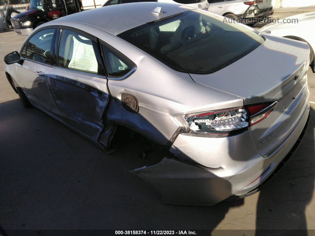 2019 Ford Fusion Hybrid Se Silver vin: 3FA6P0LU7KR257699