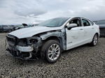 2019 Ford Fusion Se White vin: 3FA6P0LU7KR261722